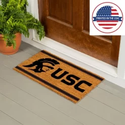 Evergreen University Of Southern California Logo Turf Mat, Brown- 28 X 16 Inches Indoor Outdoor Doormat -Rug Sales Store GUEST 499f510a f173 4229 b4b8 02cbad7b1624