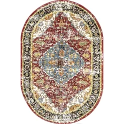NuLOOM Indoor/Outdoor Transitional Medallion Muriel Patio Area Rug -Rug Sales Store GUEST 4a21a8c5 4bb2 45d9 be7f 65c6b7b8b616