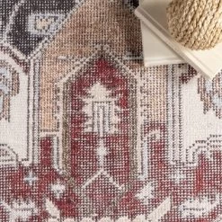 NuLOOM Miley Machine Washable Traditional Medallion Area Rug -Rug Sales Store GUEST 4aacda34 1e9f 4378 9864 b6bde3842151