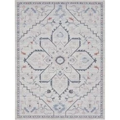 Nicole Curtis Machine Washable Series 1 Farmhouse Medallion Indoor Rug -Rug Sales Store GUEST 4ca8cc70 6d64 4ab5 94bf 6a7b0645984c