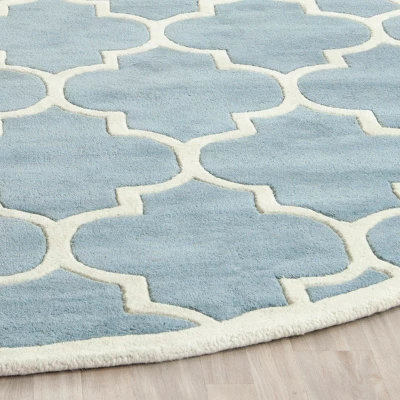 Brandy Quatrefoil Design Tufted Area Rug - Safavieh 1 Brandy Quatrefoil Design Tufted Area Rug - Safavieh