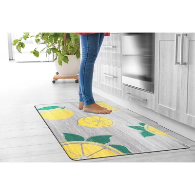 World Rug Gallery Lemon Pattern Anti Fatigue Standing Mat 6 World Rug Gallery Lemon Pattern Anti Fatigue Standing Mat - Image 6