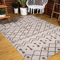 Nokat Modern Bohemian Inspired Indoor/Outdoor Area Rug - JONATHAN Y -Rug Sales Store GUEST 51ff5f67 124f 42f4 bb26 c540f8037aab