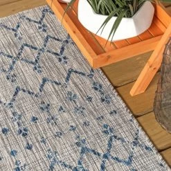 Ourika Moroccan Geometric Textured Weave Indoor/Outdoor Area Rug - JONATHAN Y -Rug Sales Store GUEST 54e9232e 4b73 41e8 b3f9 3faaabf434b8