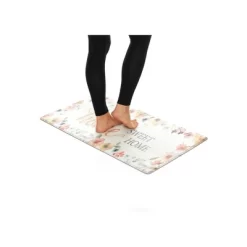 J&V TEXTILES 20" X 39" Comfort Collection Anti-Fatigue Kitchen Floor Mat (Home Sweet Home)