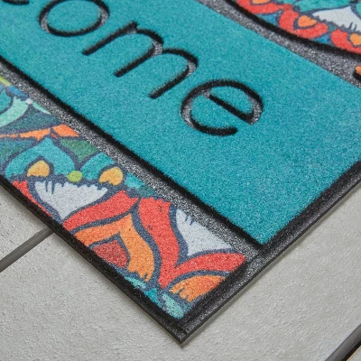 1'6"x2'6" 'Welcome' Bohemian Kingdom Doorscapes Mat - Mohawk 1 1'6"x2'6" 'Welcome' Bohemian Kingdom Doorscapes Mat - Mohawk