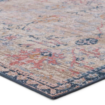 Elva Indoor/Outdoor Oriental Area Rug Tan/Blue - Jaipur Living 1 Elva Indoor/Outdoor Oriental Area Rug Tan/Blue - Jaipur Living