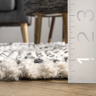 NuLOOM Tessa Soft Shag Fringe Area Rug 2 NuLOOM Tessa Soft Shag Fringe Area Rug - Image 2