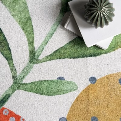 NuLOOM Amelia Machine Washable Tropical Area Rug 5 NuLOOM Amelia Machine Washable Tropical Area Rug - Image 5