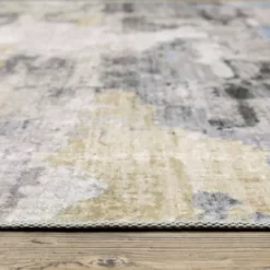 Micah Washable Distressed Abstract Indoor Area Rug Gray/Blue - Captiv8e Designs -Rug Sales Store GUEST 61e8dce4 b2d5 46cc ae39 b3495b57ceea