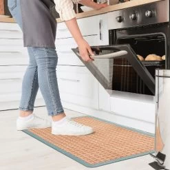 World Rug Gallery Natural Border Anti-Fatigue Standing Mat -Rug Sales Store GUEST 64fe22a1 10bd 4165 a687 05a2059fb151