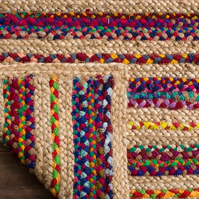 3'x5' Terri Stripe Woven Accent Rug Natural/Multi - Safavieh 2 3'x5' Terri Stripe Woven Accent Rug Natural/Multi - Safavieh - Image 2