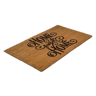 Northlight Natural Coir Rectangular "Home Sweet Home" Doormat 18" X 30" 3 Northlight Natural Coir Rectangular "Home Sweet Home" Doormat 18" X 30" - Image 3