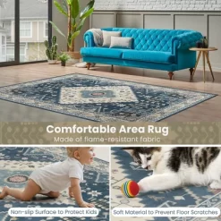 Costway Area Rugs 5'4'' X 6'7''5'4'' X 7'7'' Faux Wool Fabric Doormat Home Carpet Living Room Bedroom 16 Costway Area Rugs 5'4'' X 6'7''5'4'' X 7'7'' Faux Wool Fabric Doormat Home Carpet Living Room Bedroom -Rug Sales Store GUEST 6d92e6b1 837c 4d09 878c e294cb7d28ee