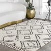 NuLOOM Serena Diamond Trellis Tassel Area Rug