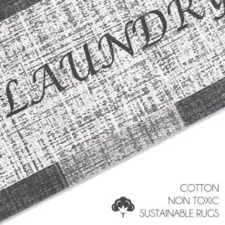 Sussexhome Non Skid Cotton Washable Laundry Room Runner Rug, 20" X 59" 23 Sussexhome Non Skid Cotton Washable Laundry Room Runner Rug, 20" X 59" -Rug Sales Store GUEST 6e19520e 06a0 4613 8f2f 15850f2c9666