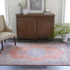 2'x3' Medallion Loomed Accent Rug Red/Blue - Momeni -Rug Sales Store GUEST 6e3c0987 4609 4326 8a98 44e21ab77ee6