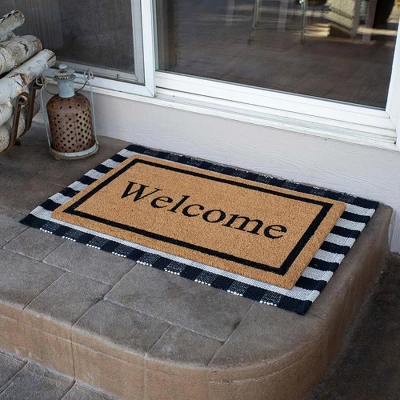 BirdRock Home Layered Welcome Mat With Vinyl Backing For Door Entryway 24 X 36 4 BirdRock Home Layered Welcome Mat With Vinyl Backing For Door Entryway 24 X 36 - Image 4