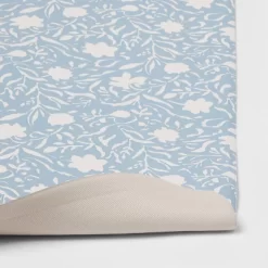 60" X 20" Floral Comfort Runner Mat Blue - Threshold™ -Rug Sales Store GUEST 6f9e8822 4bc9 4efa a40f b95c782d1456