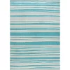 Castara Wavy Stripe Modern Indoor/Outdoor Area Rug - JONATHAN Y