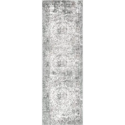 NuLOOM Lola Distressed Medallion Area Rug 9 NuLOOM Lola Distressed Medallion Area Rug - Image 9