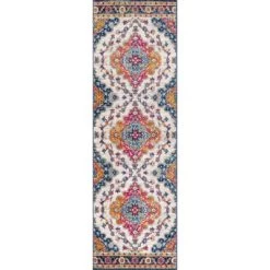 Bohemian FLAIR Boho Vintage Medallion Area Rug - JONATHAN Y