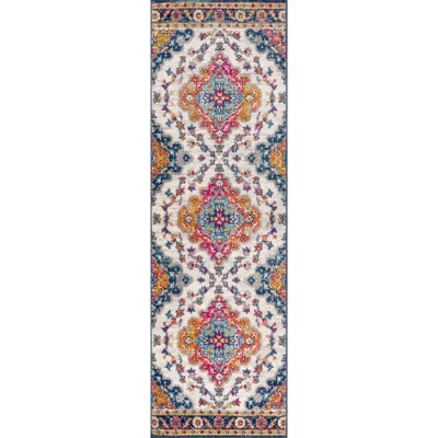 Bohemian FLAIR Boho Vintage Medallion Area Rug - JONATHAN Y 1 Bohemian FLAIR Boho Vintage Medallion Area Rug - JONATHAN Y
