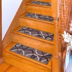 World Rug Gallery Moden Wavy Circles Non-Slip Stair Treads -Rug Sales Store GUEST 788fa692 6d66 47f3 893f 79dd80b75db5
