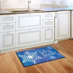 Snowflakes Winter Doormat Let It Snow Indoor Outdoor 30" X 18" Briarwood Lane -Rug Sales Store GUEST 78cd5053 cbc0 4f4d beb1 6aada87d9f3a