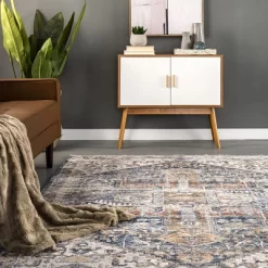 NuLOOM Hannah Distressed Traditional Medallion Fringe Area Rug -Rug Sales Store GUEST 7971ec3d dc6a 4c0d bc27 3cea3d19c93f