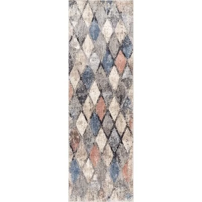 NuLOOM Saoirse Distressed Trellis Area Rug 9 NuLOOM Saoirse Distressed Trellis Area Rug - Image 9