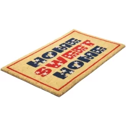 Northlight Red And Blue Americana Home Sweet Home Coir Outdoor Doormat 18" X 30" -Rug Sales Store GUEST 7d8095b0 d566 4e29 9a57 d18f028a2e69