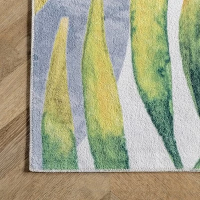 NuLOOM Amelia Machine Washable Tropical Area Rug 4 NuLOOM Amelia Machine Washable Tropical Area Rug - Image 4