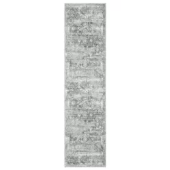 Micah Washable Distressed Oriental Indoor Area Rug Gray/Ivory - Captiv8e Designs -Rug Sales Store GUEST 8002eff8 8187 4c57 98f3 255804270036