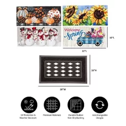 Evergreen Flag Sassafras Doormat Seasonal Spring, Summer, Winter Fall Floormat And Tray Set Of 5 10 Evergreen Flag Sassafras Doormat Seasonal Spring, Summer, Winter Fall Floormat And Tray Set Of 5 -Rug Sales Store GUEST 822a3dc6 e4d7 41dc 8026 55b56c14777a