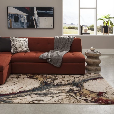 Momeni Studio Quinn Multi 2' X 3' Accent Rug 2 Momeni Studio Quinn Multi 2' X 3' Accent Rug - Image 2