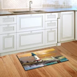 Sunset Lighthouse Summer Doormat Nautical Indoor Outdoor 30" X 18" Briarwood Lane -Rug Sales Store GUEST 83c100cd ba90 457e a22b ac14634fc50b
