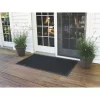HomeTrax Rubber Brush Doormat - Black (32"x39")