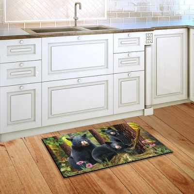 Black Bear Family Nature Doormat Indoor Outdoor 30" X 18" Briarwood Lane 3 Black Bear Family Nature Doormat Indoor Outdoor 30" X 18" Briarwood Lane - Image 3