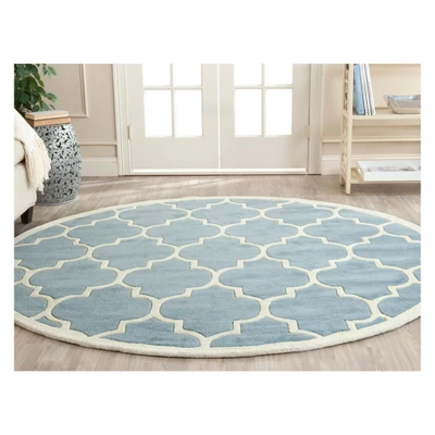 Brandy Quatrefoil Design Tufted Area Rug - Safavieh 2 Brandy Quatrefoil Design Tufted Area Rug - Safavieh - Image 2