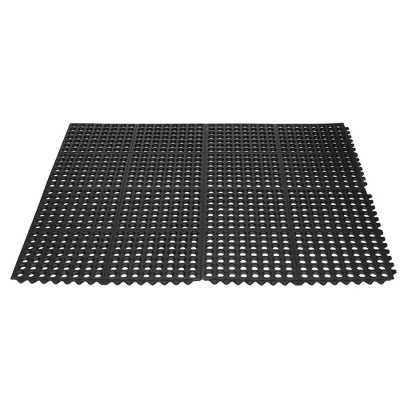 BirdRock Home 4 Pc Indoor Outdoor Drainage Utility Mat - 20 X 24" - Black 5 BirdRock Home 4 Pc Indoor Outdoor Drainage Utility Mat - 20 X 24" - Black - Image 5