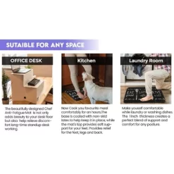 Pizza Pasta Chefs Designer Chef Oil & Stain Resistant Anti-Fatigue Kitchen Floor Mat -Rug Sales Store GUEST 8780ac63 e163 4460 85f3 a6f24625231c