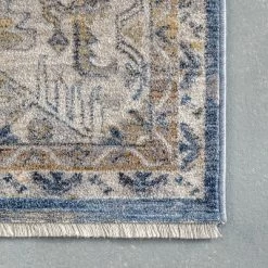 NuLOOM Hannah Distressed Traditional Medallion Fringe Area Rug -Rug Sales Store GUEST 890252af e564 42e1 8ab8 34d28e598a8d