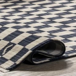 Dominique Abstract Checkered Fringe Area Rug -Rug Sales Store GUEST 890eafe6 bfed 4dc6 a978 32dd195810c7