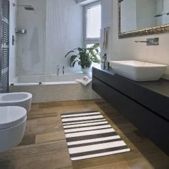 World Rug Gallery Contemporary Striped Anti-Fatigue Standing Mat -Rug Sales Store GUEST 8a56be1d 4df2 4170 ab76 480b349010f8