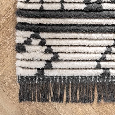 NuLOOM Tessa Soft Shag Fringe Area Rug 4 NuLOOM Tessa Soft Shag Fringe Area Rug - Image 4
