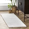 NuLOOM Layne Soft Silky Faux Rabbit Area Rug