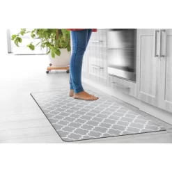 World Rug Gallery Modern Trellis Pattern Anti Fatigue Standing Mat -Rug Sales Store GUEST 8d510f29 e735 476e a917 94d0a608ff62
