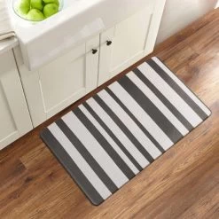 World Rug Gallery Contemporary Striped Anti-Fatigue Standing Mat -Rug Sales Store GUEST 8d5ea843 dba9 4a82 912b b777c8e140dc