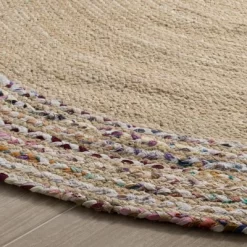 Carla Solid Woven Accent Rug - Safavieh